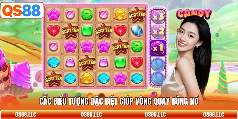 Các biểu tượng đặc biệt giúp vòng quay bùng nổ