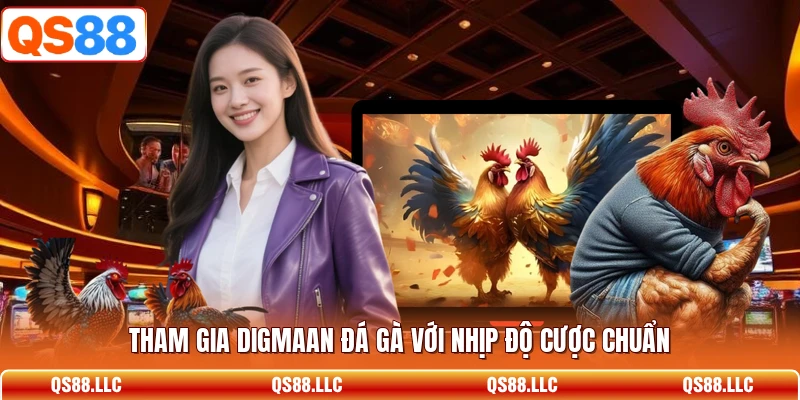 Tham gia Digmaan đá gà với nhịp độ cược chuẩn