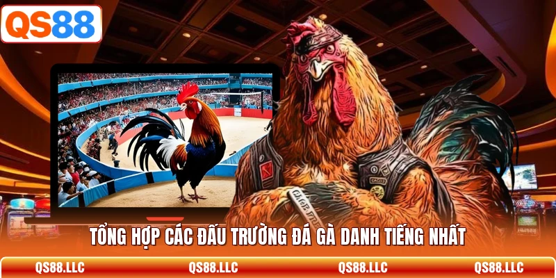 Tổng hợp các đấu trường đá gà danh tiếng nhất